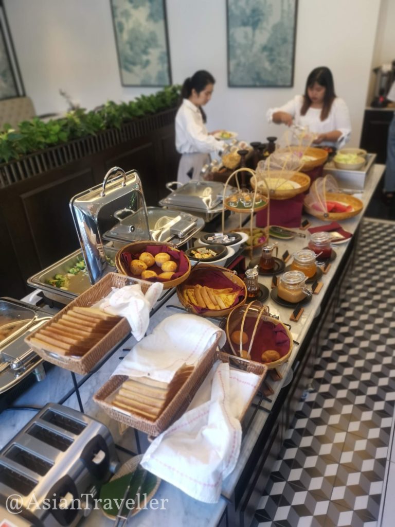 チェンマイのアクサラ ヘリテージホテル朝食