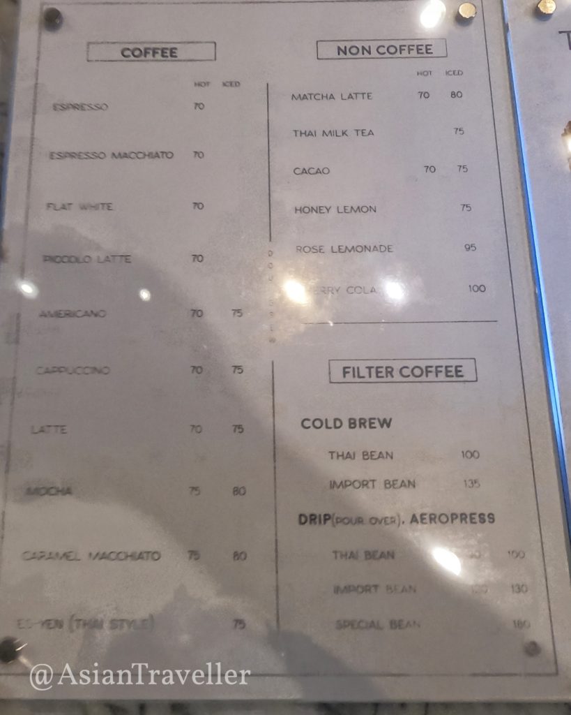 เมนูของ Dou Brew Coffee & Craft ที่ภูเก็ต