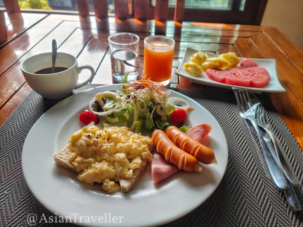 チェンライの穴場リゾートホテル「ブーラリゾート」の朝食