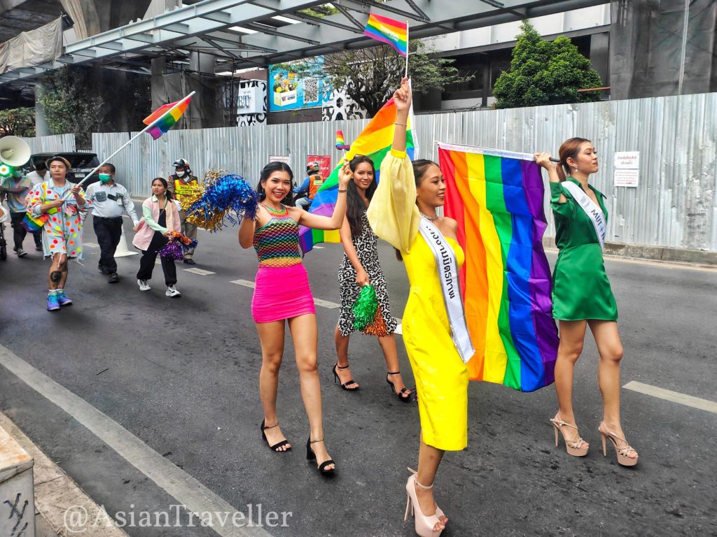 タイのトランスジェンダーパレード　