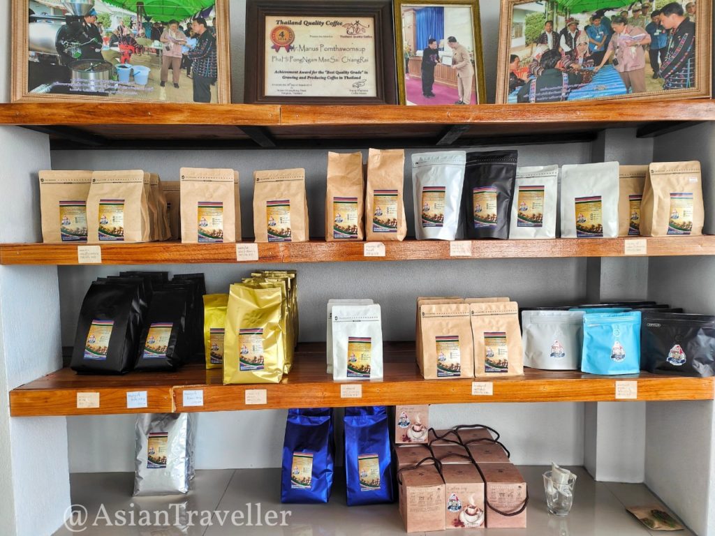 チェンマイの絶景が望めるカフェ、プーパーヒーカフェのお土産用コーヒー豆