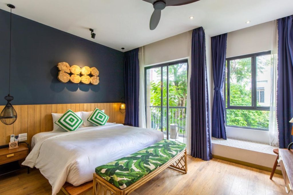 ベトナム・ダナンのホテル Seaforest Hotel by Havilandの寝室