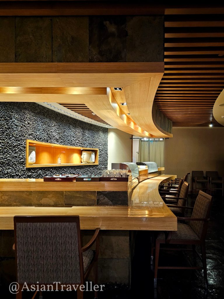 バンコクコンラッドの和食レストラン「きさら」の寿司カウンター